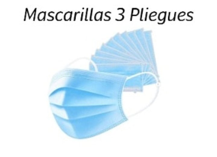 Mascarilla 3 Pliegues